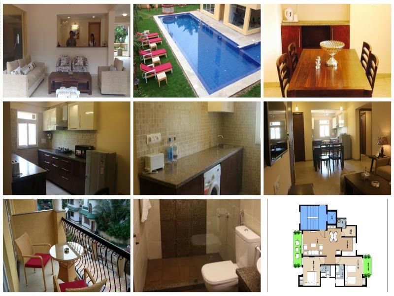 Veera Strand Park Serviced Apartments Calangute Dış mekan fotoğraf