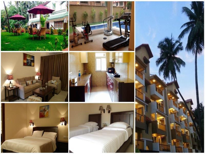 Veera Strand Park Serviced Apartments Calangute Dış mekan fotoğraf